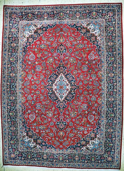 Keschan, Persien, Ende 20.Jhd, Wolle auf Baumwolle, ca. 370 x 275 cm, EHZ: 2