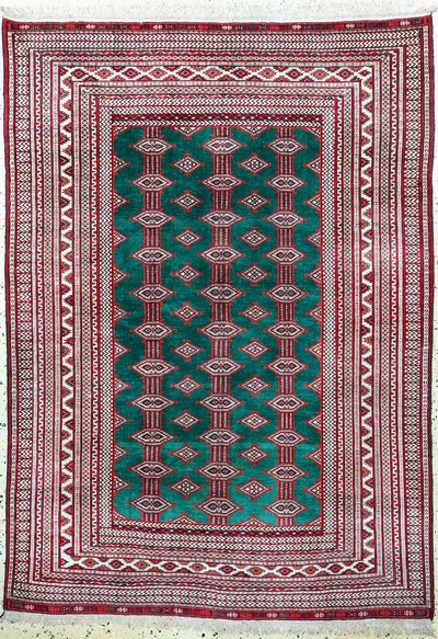 Torkmen fein, Persien, Mitte 20.Jhd, Wolle auf Seide, ca. 187 x 135 cm, EHZ: 2