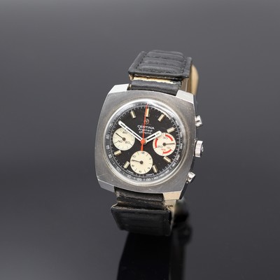 CERTINA Argonaut Herrenchronograph in Stahl Kaliber Valjoux 72, Schweiz um 1970, Handaufzug, 2-tlg. Geh., Boden verschr., orig. Krone u. Drücker, ...