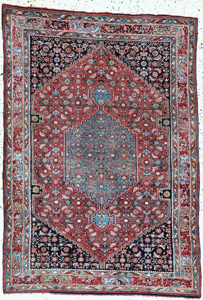 Bidjar alt, Persien, Anfang 20.Jhd, Wolle auf Baumwolle, ca. 165 x 115 cm, EHZ: 2
