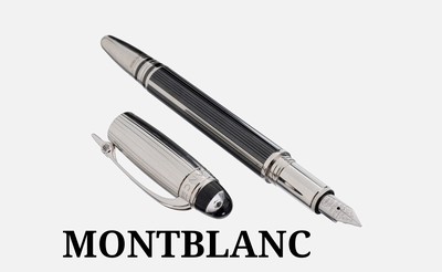 MONTBLANC Starwalker Füllfederhalter Soulmakers 1906, limited Edition, Korpus und Kappe Stainless Steel und Edelharz, Feder 18 kt Gold, 0789 von ...