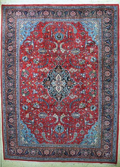 Sarogh, Persien, Ende 20.Jhd, Wolle auf Baumwolle, ca. 348 x 259 cm, EHZ: 2