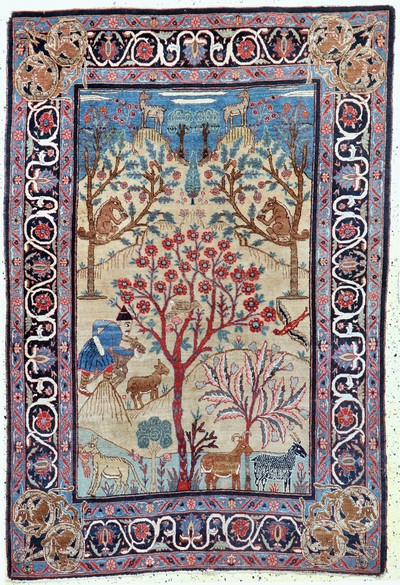 Bidjar antik, Persien, um 1900, Wolle auf Baumwolle, ca. 210 x 145 cm, EHZ: 3