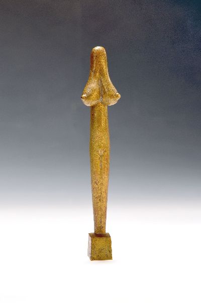 Gustav Seitz, 1906 Mannheim-1969 Hamburg, Bronzestele, "Idol", weiblicher Torso, 1968, signiert, Gießerstempel Guss Barth, eines von 100 ...