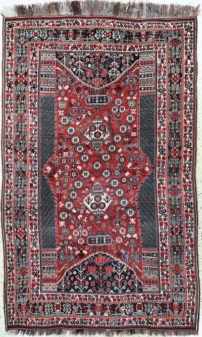 Ghaschgai Kashkuli, Persien, Mitte 20.Jhd, Wolle auf Wolle, ca. 265 x 165 cm, EHZ: 1-2