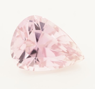 Loser Kunzit, ca. 21.89 ct, facett. Tropfen, ca. 14.8 x 20.1 x 12.6 mm