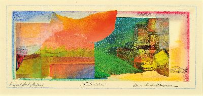 Ernst Peter Rade, geb. 1938, 2 Farbkreidezeichnungen "Farbzeichen" aus der Serie "Kleine Abstraktionen", Acryl tempera auf ...