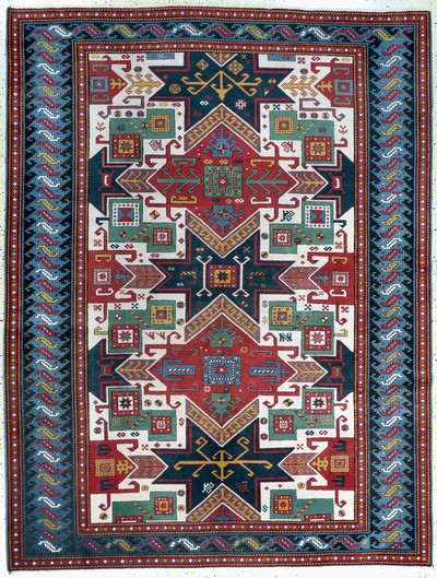 Kopie eines"Stern-Kazak", Türkei, Ende 20.Jhd, Wolle auf Wolle, ca. 265 x 205 cm, EHZ: 2