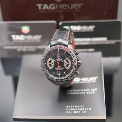 TAG HEUER Grand Carrera RS 2 Calibre 17 Chronometer Herrenchronograph Referenz CAV518B, Schweiz verk. lt. beil. Pap. 12/2010, Automatik, ...