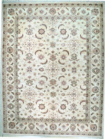 Sigler, Pakistan, Ende 20.Jhd, Wolle auf Baumwolle, ca. 356 x 274 cm, EHZ: 1-2