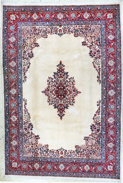 Sarogh, Persien, Mitte 20.Jhd, Wolle auf Baumwolle, ca. 317 x 218 cm, EHZ: 2(flecken).