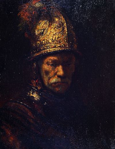 Julius Friedrich Anton Schrader, 1815 Berlin-1900 Groß-Lichterfelde, Kopie nach der rembrandtschen Werkstattarbeit "Der Mann mit dem ...