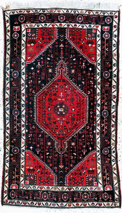 Toyserkan, Persien, Mitte 20.Jhd, Wolle aufBaumwolle, ca. 233 x 140 cm, EHZ: 2