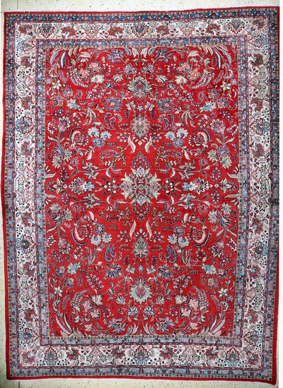 Sarogh alt, Persien, Mitte 20.Jhd, Wolle auf Baumwolle, ca. 400 x 300 cm, EHZ: 2