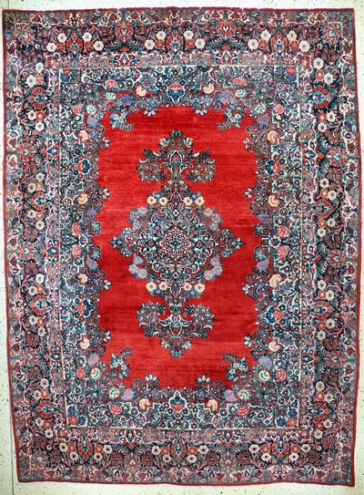 Sarogh alt, Persien, Anfang 20.Jhd, Wolle auf Baumwolle, ca. 360 x 265 cm, EHZ: 2
