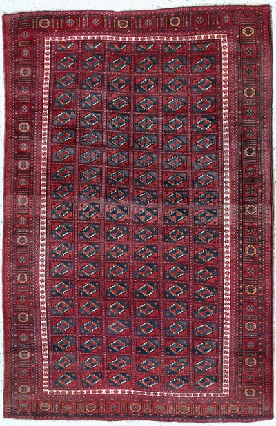 Belutsch, Persien, Mitte 20.Jhd, Wolle auf Wolle, ca. 310 x 205 cm, EHZ: 2-3