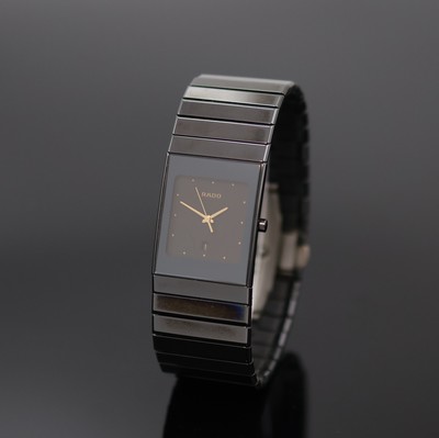 RADO Diastar Armbanduhr Referenz 152.0347.3, quarz, Geh. u. Band in High-Tech Keramik, dopp. Faltschl. in Titan, Stahlboden aufgedr.,schwarzes ...