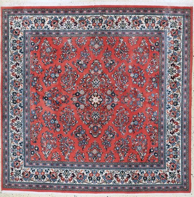 Sarogh, Persien, Ende 20.Jhd, Wolle auf Baumwolle, ca. 200 x 200 cm, EHZ: 2