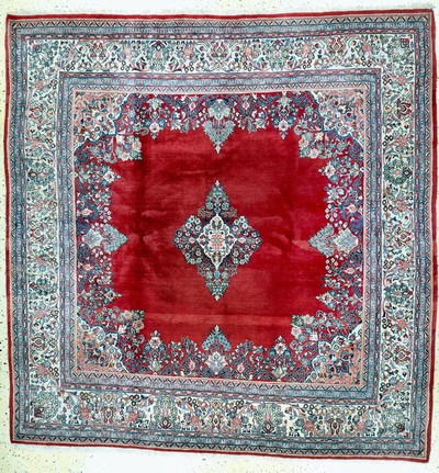 Sarogh alt, Persien, Mitte 20.Jhd, Wolle auf Baumwolle, ca. 250 x 245 cm, EHZ: 2(Abrasch)