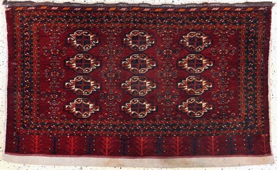 Tschowal antik, Turkmenistan, um 1900, Wolle auf Wolle, ca. 160 x 100 cm, EHZ: 3