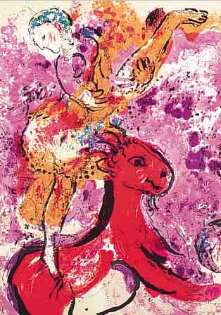 CHAGALL, MARC, FARBLITHOGRAPHIE, CA. 50 X 39 CM