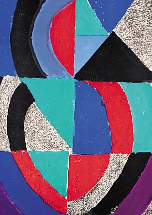 Delaunay, Sonia, Farblithographie, Mourlot Paris, Ed. La Humiere, handsign., ca. 56x39 cm  ...