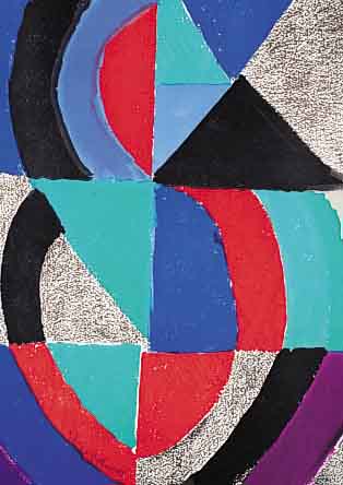 DELAUNAY, SONIA, FARBLITHOGRAPHIE, MOURLOT PARIS, ED. LA HUMIERE, HANDSIGN., CA. 56X39 CM
