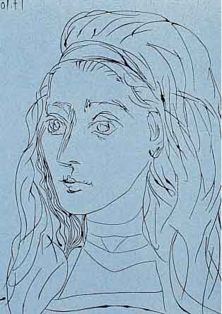 PICASSO, PABLO, ZWEI LINOLSCHNITTE AUS: PABLO PICASSO LINOGRAVURES, ED. CERCLE D'ART PARIS 1962, JE CA. 27 X 22 CM