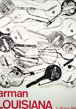 Arman, Farblithographie, hrsg. vom LouisianaMuseum Dänemark 1969, handsigniert, ca. 66 x 59 cm