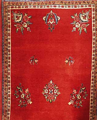 Sarogh, Persien, 423 x 102cm, , EHZ 3 Flor Wolle, ca.50 Jahre