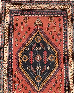 Meschgin, Persien, 373 x 107cm, , EHZ 4 Flor Wolle, ca.50 Jahre