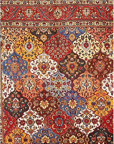 T„briz, Persien, 340 x 235cm, , EHZ 5 Flor Wolle, ca.40 Jahre