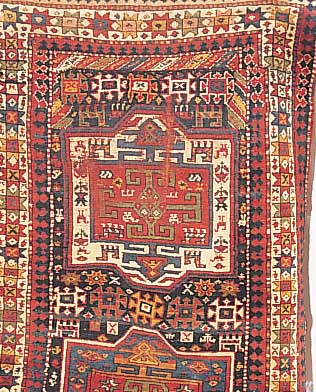 Kazak, Russland, 371 x 115cm, , EHZ 4 Wolle auf Wolle, um 1920
