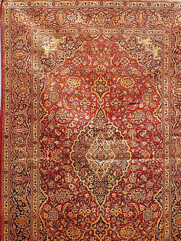 Keschan, Persien, 209 x 136cm, , EHZ 3 0eine Naturseide, um 1950.