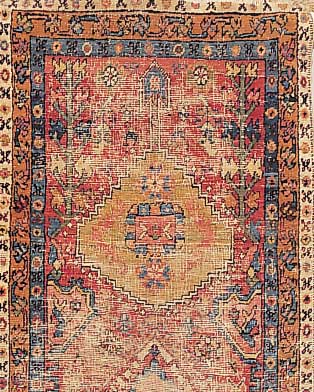 Heriz, Persien, 243 x 88cm, , EHZ 5 Flor Wolle, um 1900
