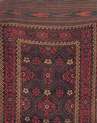 BELUTSCH, PERSIEN, 220 X 92CM, , EHZ 5 WOLLE AUF WOLLE, UM 1910