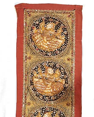 Burma, 139 x 38cm, , EHZ 2 interessante & aufwendige Handarbeit