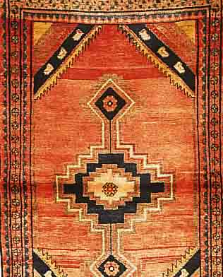 MALAYER,PERSIEN CA 146 X 91 CM. FLOR WOLLE.CA 80 JAHRE.EHZ 3-4.