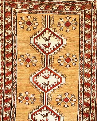 Gabbeh,Persien ca 195 x 100 cm. Wolle auf Wolle.ca 20 Jahre.