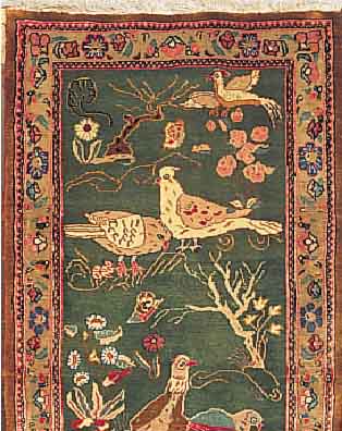 Hosseinabad, Persien ca 304 x 153 cm. Flor Wolle,ca 30 Jahre.