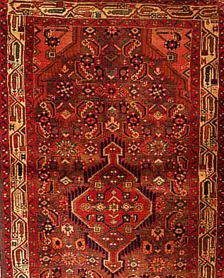 Hamadan, Persien, 314 x 102cm, Flor Wolle