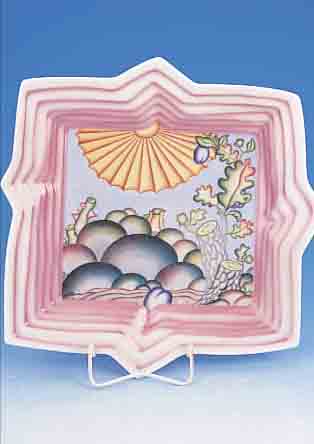 JUBILäUMSJAHRESTELLER, ROSENTHAL, ENTW. AR- NOLD LEISSLER, 1979, 3000/1891, 35 X 35 CM