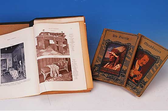 Konv. 7 Kinder- u. M„rchenbcher, 1900-30, Die sch”nsten M„rchen aus 1000 u. einer Nacht,Gustav Weise Verlag Stuttgart; Der fliegende ...