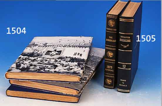THE ENCYCLOPEDIA AMERICANA, INTERNATIONAL EDITION, 30 BäNDE, USA 1974 UND 6 BäNDE THE AMERICAN ANNUAL 1975-1980