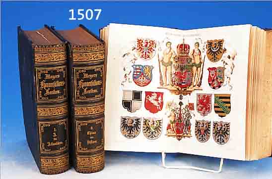 MEYER'S KONVERSATIONSLEXIKON IN 16 BäNDEN, VIERTE AUFLAGE, BIBLIOGR. INSTITUT LEIPZIG 1889, MIT ZAHLREICHEN GANZSEITIGEN ABBILD. ...