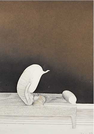WUNDERLICH, PAUL, RADIERUNG, HANDSIGN. UND NUM. 19/95, CA. 49 X 37,5 CM, LEICHT STOCK- FLECKIG, U.GL., R.