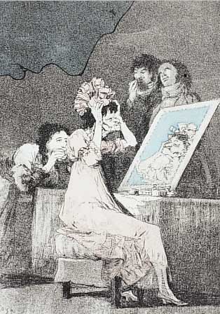 Dali, Salvador, Farbradierung über Heliogravure, Blatt 55 aus Los Capricos de Goya de Dali, handsign. und gestempelt ...