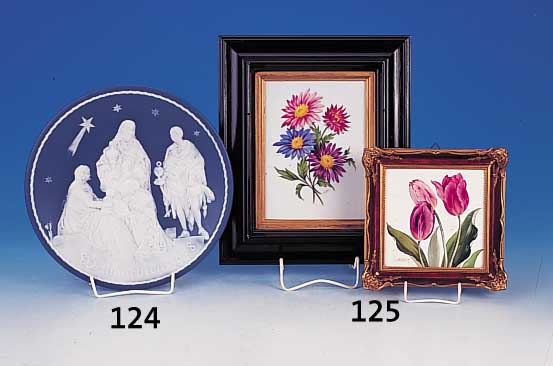 Weihnachtsteller, Villeroy & Boch, 1978, Die Heligen Drei Könige, nach einem Gemälde von Albrecht Dürer, in Keramik umgesetzt, mit ...