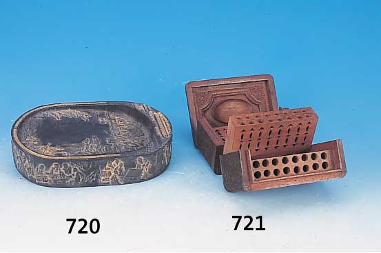 Zigarettendose, Indien, um 1900, Sandelholz fein geschnitzt, aufklappbar, ca. 10 x 15 x 10 cm