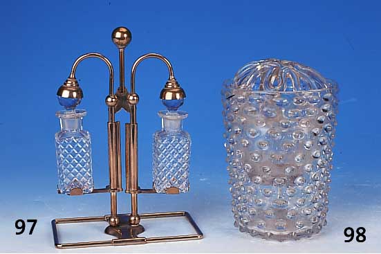 Blumensteckgefäß, Sachsen, um 1860, mit losem Inneneinsatz, Wurzelbecher, H. 16 cm